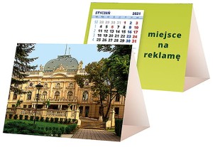 Kalendarze biurkowe - PIRAMIDKA mała - wzór KP1-107