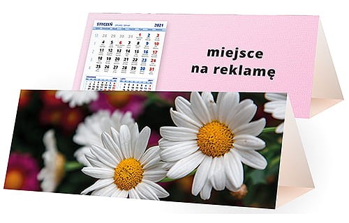 kalendarze biurkowe - piramidki - wzór KP3-058