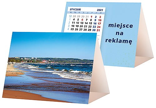 kalendarze biurkowe - piramidki - wzór KP1-108