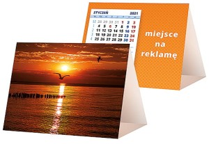 Kalendarze biurkowe - PIRAMIDKA mała - wzór KP1-109