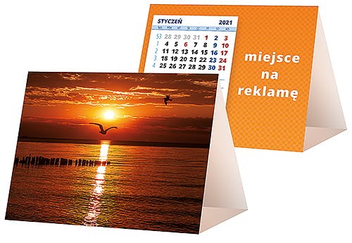 kalendarze biurkowe - piramidki - wzór KP1-109