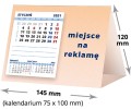 kalendarze biurkowe - piramidki - wzór KP1-110