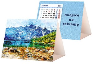 Kalendarze biurkowe - PIRAMIDKA mała - wzór KP1-111