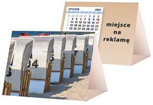 Kalendarze biurkowe - PIRAMIDKA mała - wzór KP1-113
