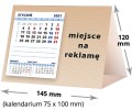 kalendarze biurkowe - piramidki - wzór KP1-113