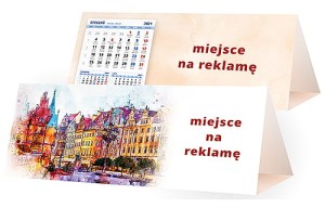 Kalendarze biurkowe - PIRAMIDKA duża - wzór KP3-061