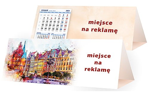 kalendarze biurkowe - piramidki - wzór KP3-061