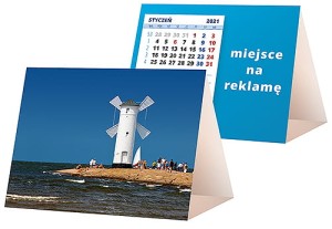 Kalendarze biurkowe - PIRAMIDKA mała - wzór KP1-115