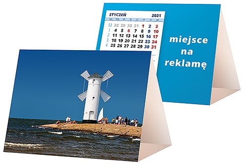 kalendarze biurkowe - piramidki - wzór KP1-115