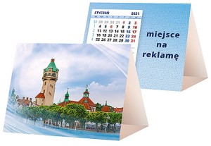 Kalendarze biurkowe - PIRAMIDKA mała - wzór KP1-117