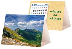 Kalendarze biurkowe - PIRAMIDKA mała - wzór KP1-118