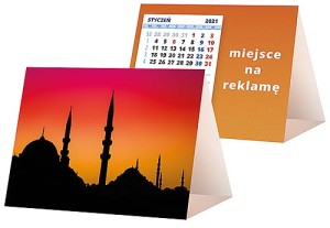 Kalendarze biurkowe - PIRAMIDKA mała - wzór KP1-119