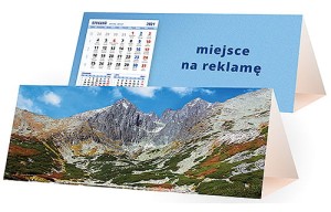 Kalendarze biurkowe - PIRAMIDKA duża - wzór KP3-064