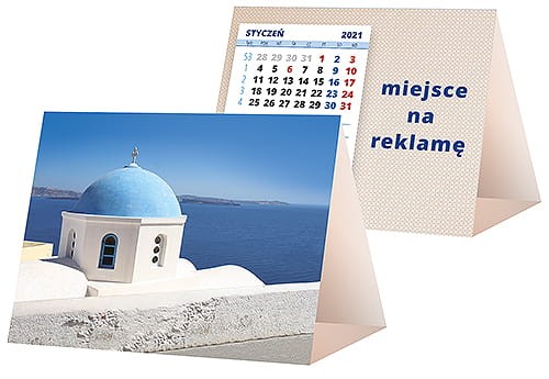 kalendarze biurkowe - piramidki - wzór KP1-124