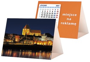 Kalendarze biurkowe - PIRAMIDKA mała - wzór KP1-127