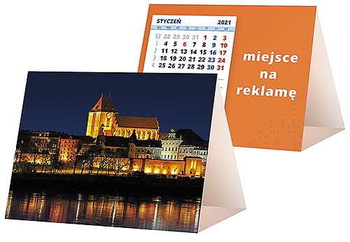 kalendarze biurkowe - piramidki - wzór KP1-127