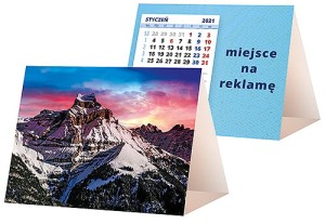Kalendarze biurkowe - PIRAMIDKA mała - wzór KP1-128
