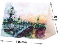 kalendarze biurkowe - piramidki - wzór KP1-129
