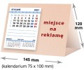 kalendarze biurkowe - piramidki - wzór KP1-129