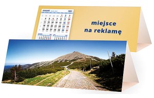 Kalendarze biurkowe - PIRAMIDKA duża - wzór KP3-069