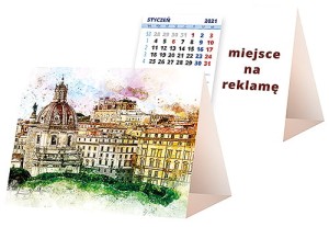 Kalendarze biurkowe - PIRAMIDKA mała - wzór KP1-132