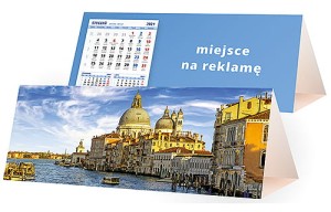 Kalendarze biurkowe - PIRAMIDKA duża - wzór KP3-070