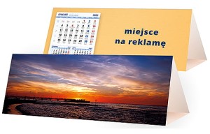Kalendarze biurkowe - PIRAMIDKA duża - wzór KP3-071