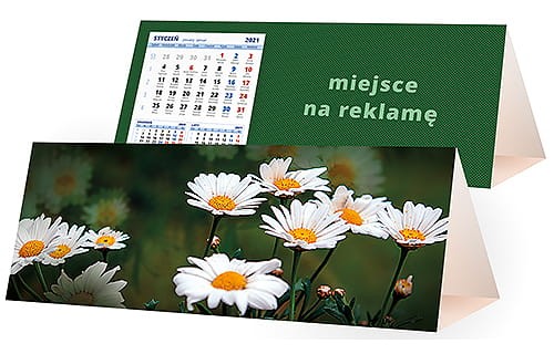 kalendarze biurkowe - piramidki - wzór KP3-072