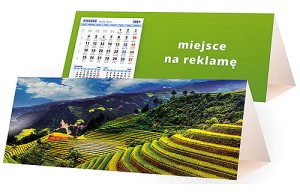 Kalendarze biurkowe - PIRAMIDKA duża - wzór KP3-074