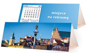 Kalendarze biurkowe - PIRAMIDKA duża - wzór KP3-076