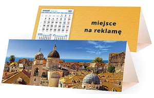 Kalendarze biurkowe - PIRAMIDKA duża - wzór KP3-077