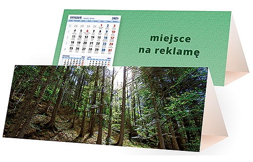 kalendarze biurkowe - piramidki - wzór KP3-078