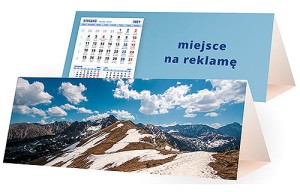 Kalendarze biurkowe - PIRAMIDKA duża - wzór KP3-080