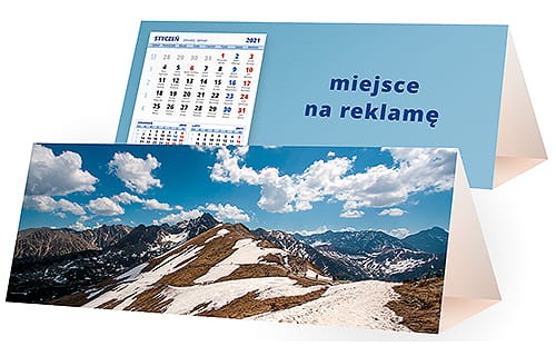 kalendarze biurkowe - piramidki - wzór KP3-080
