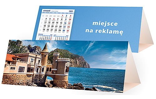 kalendarze biurkowe - piramidki - wzór KP3-081