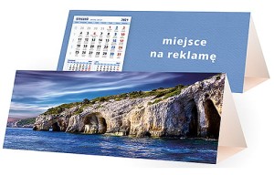 Kalendarze biurkowe - PIRAMIDKA duża - wzór KP3-085