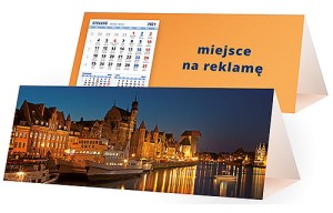 Kalendarze biurkowe - PIRAMIDKA duża - wzór KP3-086
