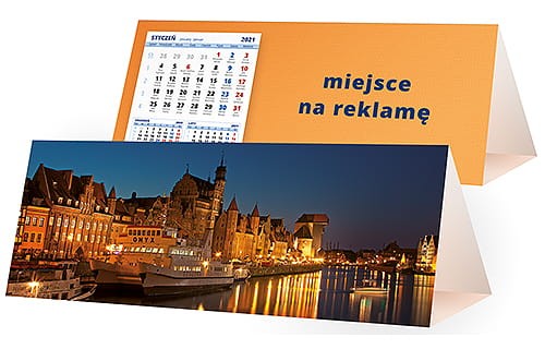 kalendarze biurkowe - piramidki - wzór KP3-086
