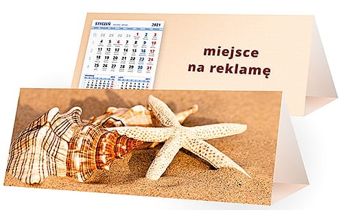 kalendarze biurkowe - piramidki - wzór KP3-088