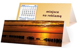 Kalendarze biurkowe - PIRAMIDKA duża - wzór KP3-089