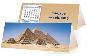 Kalendarze biurkowe - PIRAMIDKA duża - wzór KP3-091