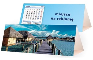 Kalendarze biurkowe - PIRAMIDKA duża - wzór KP3-092