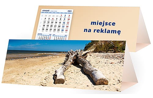 kalendarze biurkowe - piramidki - wzór KP3-093