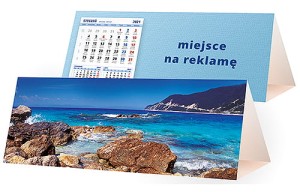 Kalendarze biurkowe - PIRAMIDKA duża - wzór KP3-094