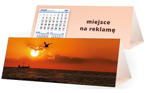 Kalendarze biurkowe - PIRAMIDKA duża - wzór KP3-095