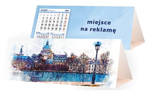 Kalendarze biurkowe - PIRAMIDKA duża - wzór KP3-098