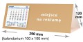 kalendarze biurkowe - piramidki - wzór KP3-099