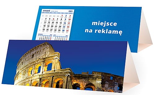 kalendarze biurkowe - piramidki - wzór KP3-102