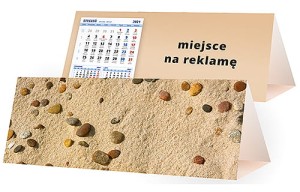 Kalendarze biurkowe - PIRAMIDKA duża - wzór KP3-103