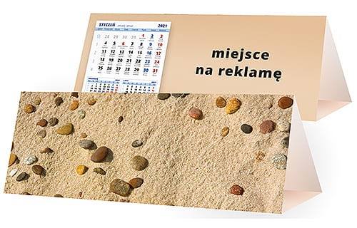 kalendarze biurkowe - piramidki - wzór KP3-103